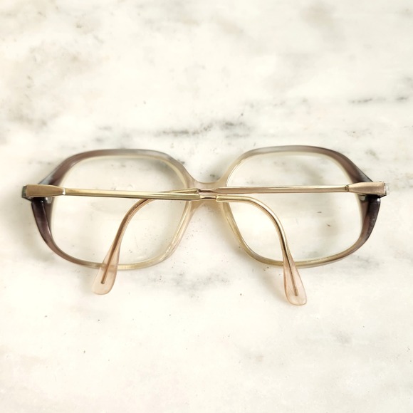 Vintage Martine‎ L\'amy Frame France Gold Eyeglasses Frames Oversized Square main image 7